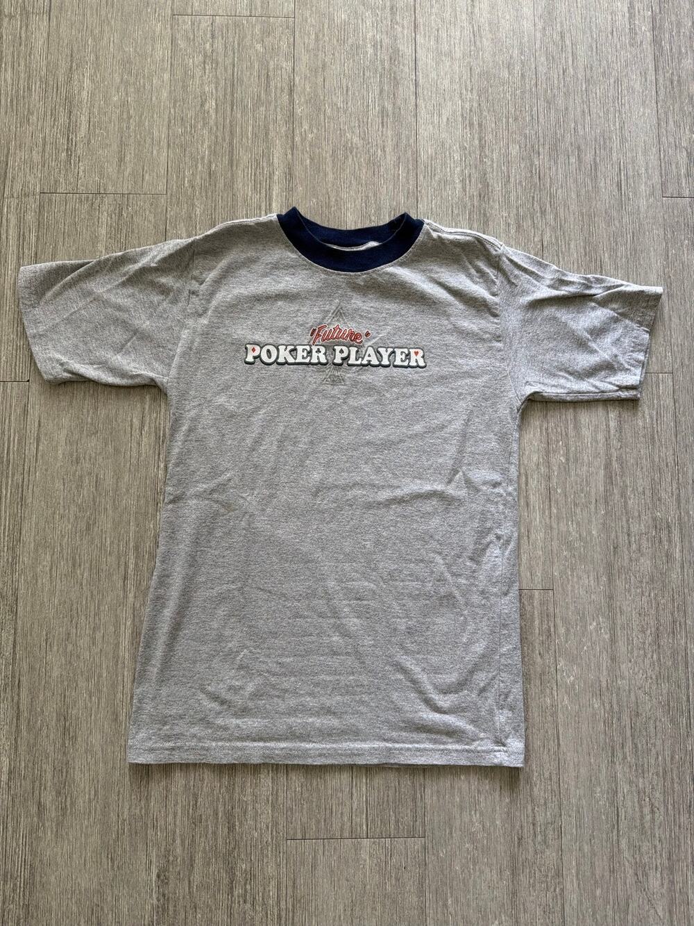Vintage Y2k No Boundaries Future Poker Player Tee